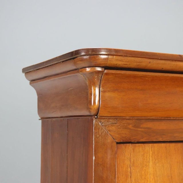 Carlo X Walnut Secretaire with Oak Interiors For Sale - Image 4 of 15