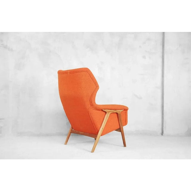 Wood Mid-Century Elm Wing Master Chair by Thorbjörn Afdal for Bruksbo, 1960s For Sale - Image 7 of 18