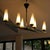 Art Deco Opaline and Brass Chandelier, 1950s For Sale - Image 6 of 18