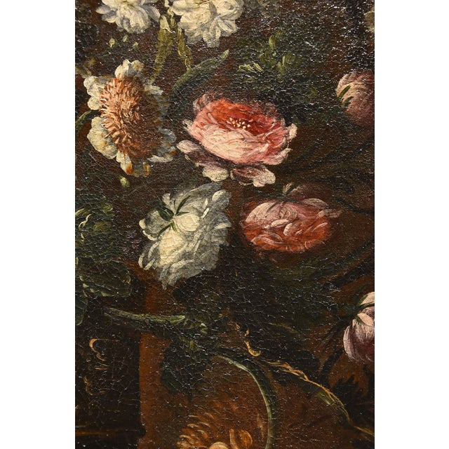 Andrea Scacciati, Flowers Still Life, 1600s, Oil on Canvas, Framed For Sale - Image 18 of 18