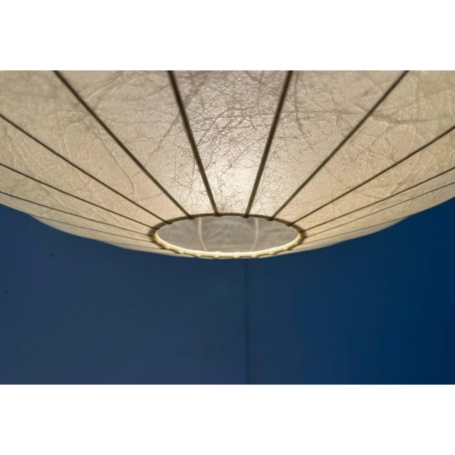 Mid-Century Modern UFO Discus Cocoon Pendant Lamp by Friedel Wauer for Goldkant Leuchten, Germany, 1960s For Sale - Image 16 of 18