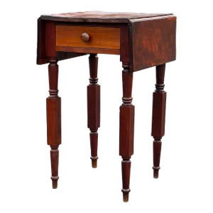 Antique New York Sheraton One Drawer Stand 1800