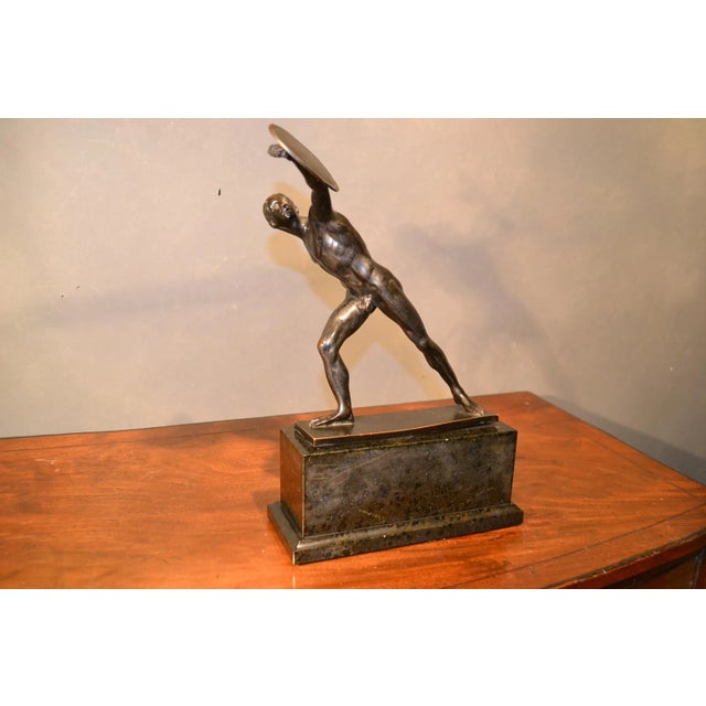 Metal 19th Century Gladiator Bronze Sculpture For Sale - Image 7 of 7