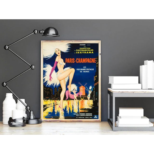 Postmodern Vintage French Movie Poster, 1964 For Sale - Image 3 of 4