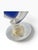 1980s 1980s Signed Marino Santi Murano Blue Glass Vase For Sale - Image 5 of 15