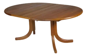 Danish Teak Extendable Dining Table, 1960s