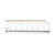 Early 21st Century 10K Yellow Gold 1/2 Cttw Diamond Alternating X-Link Bracelet For Sale - Image 5 of 5