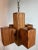Mid-Century Modern 1970s Modernist Architectural Box-Form Swag Chandelier For Sale - Image 3 of 13