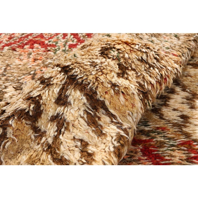 Vintage Zayane Beni M'Guild Moroccan Rug, 07'03 X 11'06 For Sale In Dallas - Image 6 of 10
