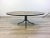 Industrial Modern Metal and Wood Oval Cocktail Table For Sale In Atlanta - Image 6 of 6