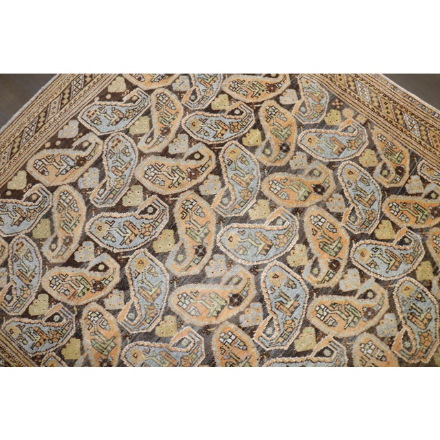 1930s Persian Afshar Rug with an all over boteh pattern