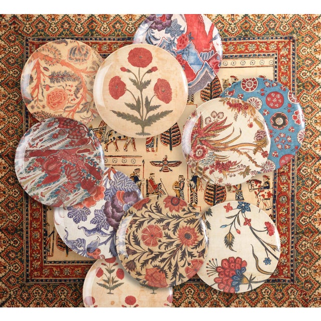 Illustration Colombo Dinner Plates, Set of 4 For Sale - Image 3 of 4