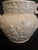 T. Green Vintage English t.g. Green & Co Relief Molded Creamware Teapot & Creamer Set - 2 Pieces For Sale - Image 4 of 11