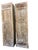 Wood Antique Hand-Carved Wooden Door Panel | Distressed Whitewash Floral Barn Door, Vintage Door 96x27 For Sale - Image 7 of 8