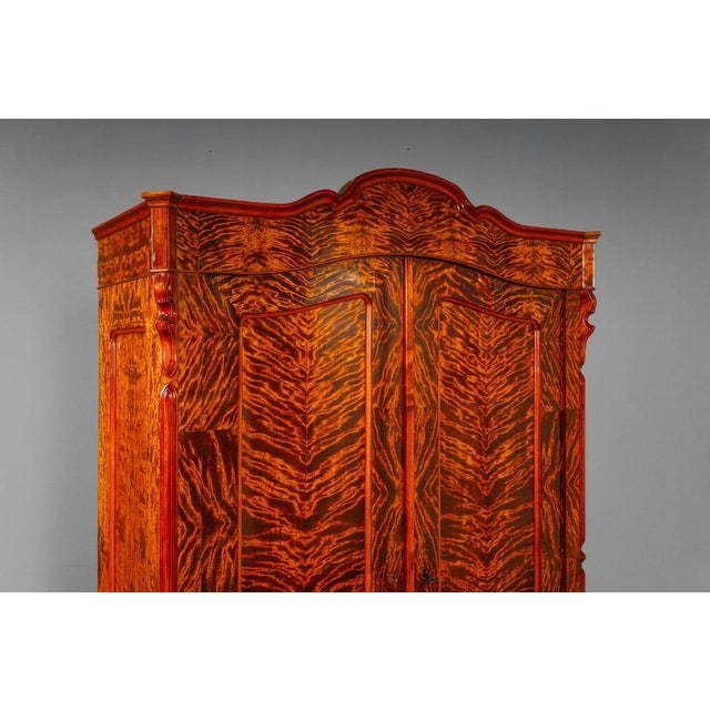 Wood 19th Century Louis Philippe Wardrobe For Sale - Image 7 of 18
