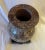 1980's Decorative Stone Vase Vessel on Black Base For Sale - Image 4 of 6