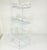 1970s Vintage Boho Chic Hollywood Regency Wire Loop Design 3-Tier Plant Stand, After Salterini For Sale - Image 12 of 13