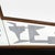 Mid-Century Reversed Etched & Smoked Wall Mirror With Sculptural Walnut Lining For Sale - Image 9 of 12