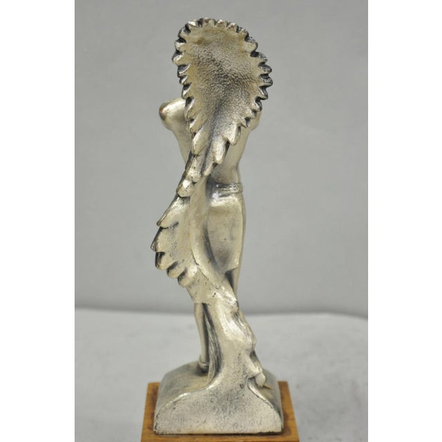 Vintage 1960s Popai Oma Store Display Award Trophy Native American Chief Figure For Sale - Image 13 of 15
