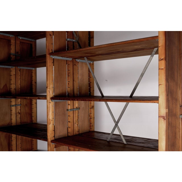 Brown Geometric Cabinet by Plintplank for Architect and Designer, Germany, 1920s For Sale - Image 8 of 18