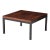 Brazilian Rosewood and Lacquer Coffee Table by Knoll For Sale