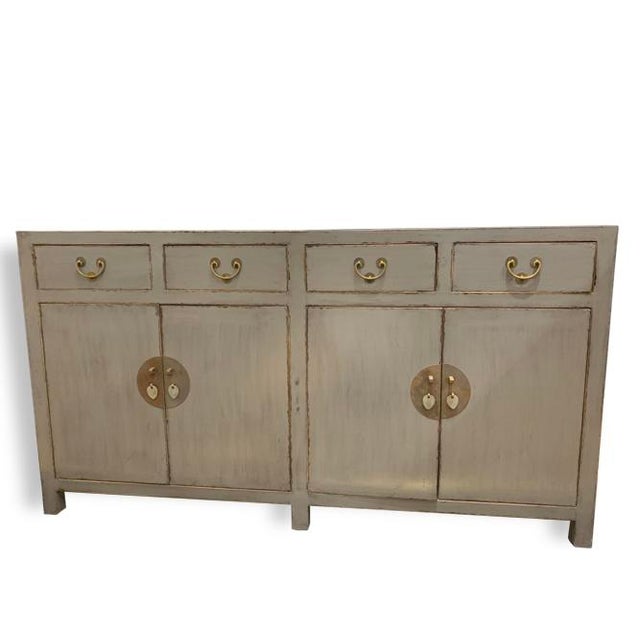 Ming Gray Buffet Table Chairish