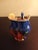 1980s Mexican Glazed Pottery Creamer For Sale - Image 4 of 7