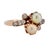 Traditional Belle Époque Toi Et Moi Pearl Ring - Antique 1900s, Size 7 For Sale - Image 3 of 5