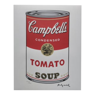 1986 Carnegie Museum of Art Andy Warhol Campbell's Soup Tomato 2714/3000 Lithograph Reproduction For Sale