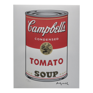 1986 Carnegie Museum of Art Andy Warhol Campbell's Soup Tomato 2714/3000 Lithograph Reproduction