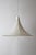 Cocoon Hanging Lamp in the Shape of Tulipan with Turquoise Stripes, 1960s For Sale - Image 11 of 18