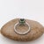 Green Split Shank Emerald Ring With a Natural Diamond Halo: Solid 14k Gold, 8×6mm, Size 6.75 For Sale - Image 8 of 8