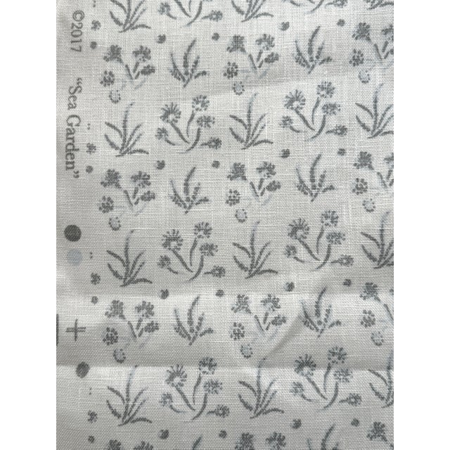 Lake August "Sea Garden" Linen- 2.5 Yards For Sale In Miami - Image 6 of 6