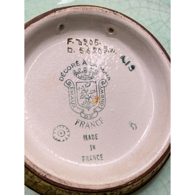 French De Longwy Small Plate Chairish