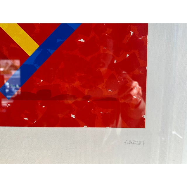 Per Arnoldi Red Chair Silk Screen For Sale In Palm Springs - Image 6 of 8