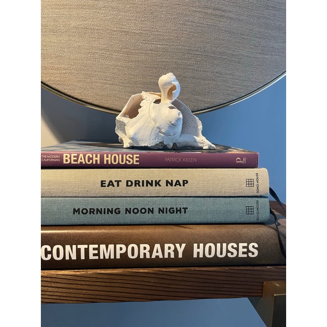 “Time Unfolds Peace” 1/1 Signed by the Artist Cheryl Fudge. Modern Abstraction, Hand Painted Nantucket Shell Sculpture. For Sale In Nantucket - Image 6 of 12