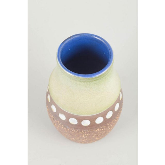 Glazed and Unglazed Stoneware Vase by Mari Simmulson for Upsala Ekeby, 1960s For Sale - Image 4 of 5