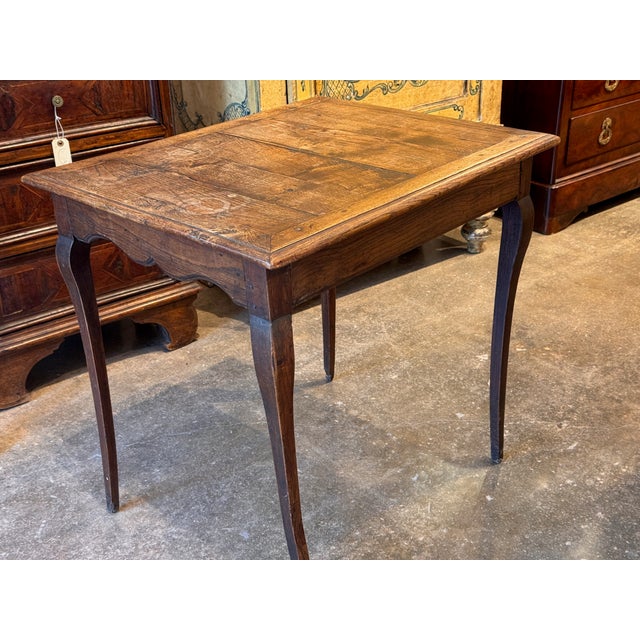 19th Century French Oak Side Table For Sale - Image 11 of 11