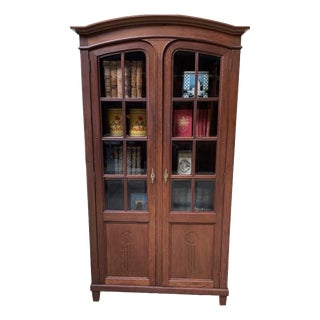 Antique Art Nouveau Display Cabinet, 1915 For Sale