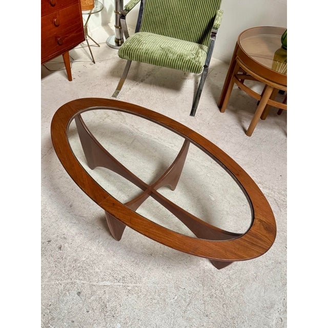 Beautiful Oval Teak “Astro” Coffee Table by Victor Wilkins for GPlan, Attributed Circa 1960s. For Sale - Image 9 of 11