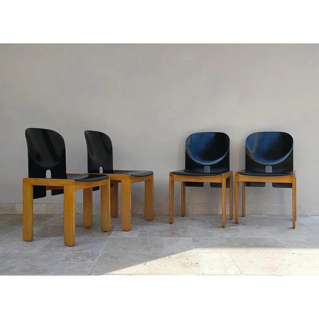 Model 121 Chairs by Afra & Tobia Scarpa for Cassina, Italy, 1960s, Set of 4 For Sale - Image 3 of 8