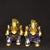 Traditional Pair of Vintage Cloisonne Enamel Elephant Figures – 6.7" Gilt Floral Motif Statues For Sale - Image 3 of 9