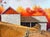 Wood 1980s Original Signed Sid Mountain 'October' Oil Painting, Framed For Sale - Image 7 of 15