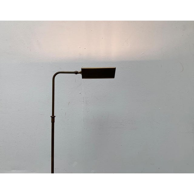 Vintage Hollywood Regency German Brass Floor Lamp by Florian Schulz For Sale - Image 15 of 18