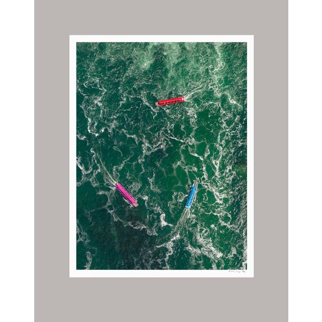 Edition Aerial Views Bernhard Lang Image: AV_Rhine_Falls_003 Size B: 35,4 x 47,2 inches (90 x 120 cm) No 1 of 8 +2 AP,...