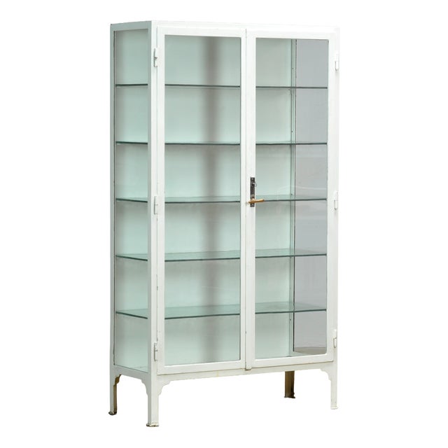 Vintage Iron Medicine Cabinet, 1930s For Sale