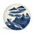 This exquisite Arita porcelain plate was crafted by the respected Kazan Kiln (華山窯) in Japan and features a beautifully...