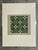 Vintage Green Geometric Tile Design Serigraph For Sale - Image 11 of 12