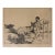 Early 20th Century Claude Saucy Surreal Nude With Deer Bunny Signed Etching For Sale
