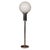 20th Century Chrome Floor Lamp with Hand Blown Venetian Glass Shade, Murano Italy, 1960s For Sale - Image 13 of 13